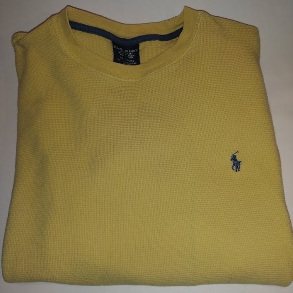 Polo Ralph Lauren Short Sleeve Thermal Sleep Top Size 2XL Boys / Small Mens